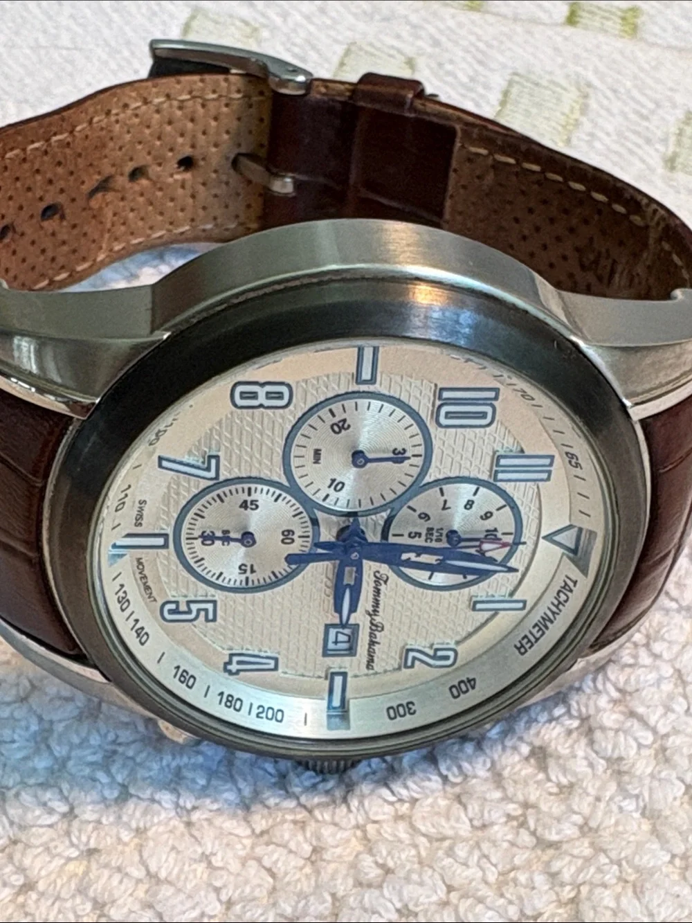Tommy Bahama Havana Pilot Chronograph Watch
